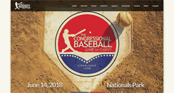 Desktop Screenshot of congressionalbaseball.org