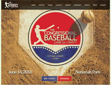 Tablet Screenshot of congressionalbaseball.org